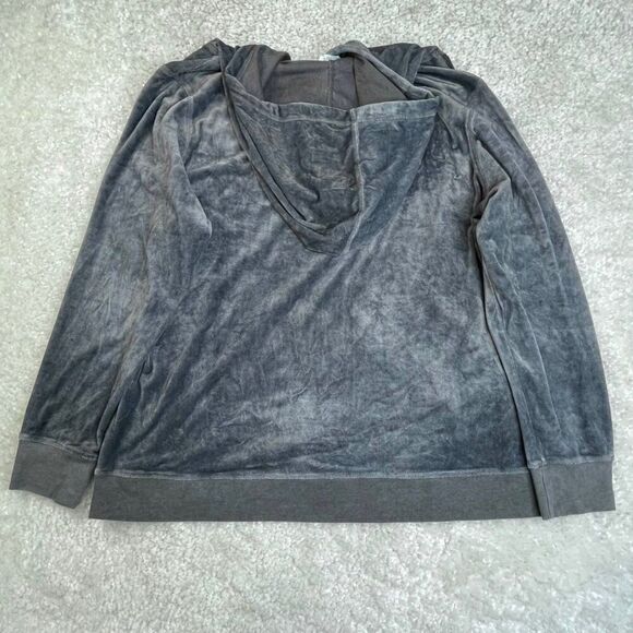Sundance Aurora Velour Hoodie Gray XL - Picture 3 of 8